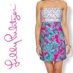 BNWT!!! Lilly Pulitzer strapless dress